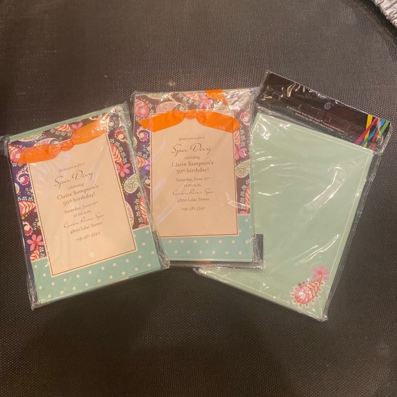 30 invitations with envelopes for making your own personal invitations. - Picture 1 of 2